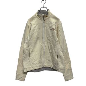 THE NORTH FACE ジップアップ ジャケット M レディース アイボリー ノースフェイス 裏フリース 古着卸 アメリカ仕入 a606-5023