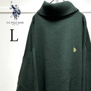 U.S. POLO ASSN/ポロ/オーバーサイズ/ビッグシルエットセーター/L