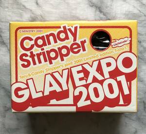 貴重☆GLAY☆GLAYEXPO2001☆TERU×CANDY STRIPPERコラボＴシャツ☆GRANGER ＨＥＥＬ☆黒☆新品未使用