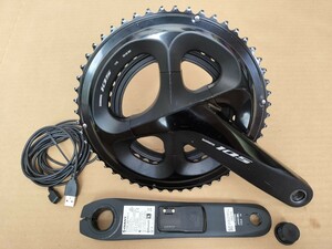 左足計測 172.5mm 52/36 FC-R7000 105 2x11s GIANT POWER PRO S パワーメーター クランク SHIMANO シマノ ジャイアント