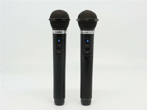 中古　 第一興商(audio-technica) DWM-1000 ワイヤレスマイクロホン ２本セット　現状品 通電確認　送料無料