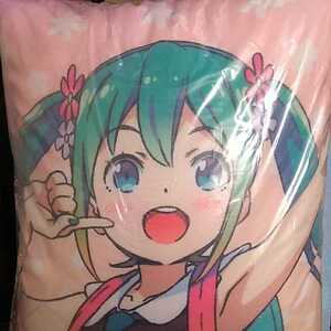 初音ミク 春 かんざきひろ ロング クッション 抱き枕 未開封新品 90×27×12cm プライズ 非売品