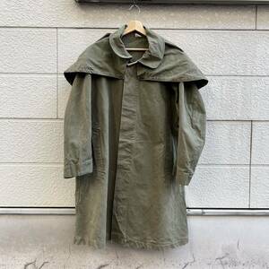 50s フランス軍 フロックコート ユーロ ミリタリー コットン Frech Air Force ARMY euro vintage ヴィンテージ レインコート オリーブ