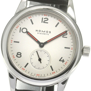 ノモス NOMOS CL1A1W1 クラブウォッチ スモールセコンド 手巻き メンズ 保証書付き_862077