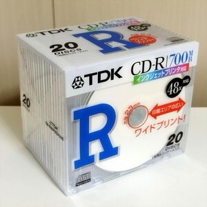 TDK CD-R 20枚 データ用 700MB 48倍速 CD-R80PWDX20S