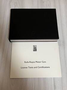 ☆送料無料☆ ロールスロイス/ゴースト/Rolls-Royce/WRAITH/正規日本語版 取扱説明書/取説類/取説