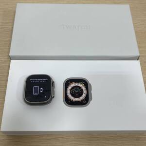 Apple Watch Ultra GPS+Cellular 49mm A2684 MNHH3J/A オレンジアルパインループ / 箱 ベルト劣化 / バッテリー96% 「ー」