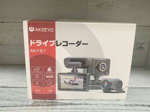 未使用 AKEEYO ドライブレコーダー AKY-E1 前後 ドラレコ