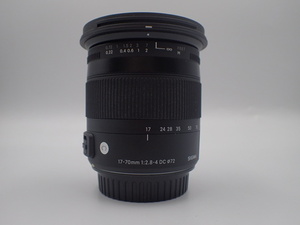 【中古品】 SIGMA 17-70mm F2.8-4 DC MACRO OS HSM キヤノン用 シグマ