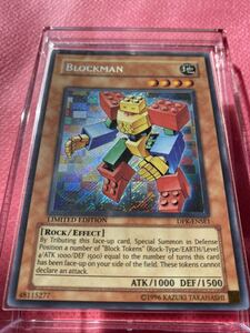 遊戯王OCG 英語版　ブロックマン　シークレットレア　　　　美品　希少品