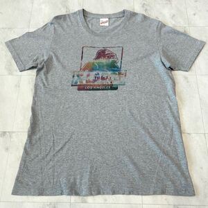 X-LARGE エクストララージ LOS ANGELES ロゴ レインボー プリント 半袖Tシャツ