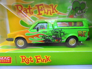 TARMAC WORKS Rat Fink 1/64 フォルクスワーゲン キャディ ホットロッド トラック エドロス ターマック ミニカー ラットフィンク シュコー