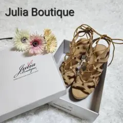 【新品】【Julia Boutique】ジュリアブティック レースアップサンダル