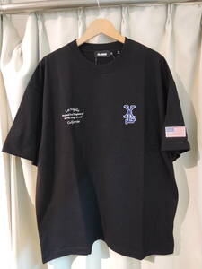 X-LARGE エクストララージ XLARGE LA VARSITY S/S TEE XLサイズ ブラック 2024 最新人気品 送料\230~　