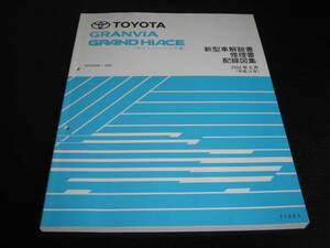 絶版品★グランビア，グランドハイエース（キャンパーベース車）【解説書・修理書・配線図集】