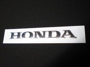 HONDA 純正 エンブレム 11x90 送料250円～ メッキ 銀 エンブレム 軟質樹脂 マーク 立体 3D シール HONDA GENUINE PARTS .mjn