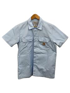 Carhartt◆半袖シャツ/S/コットン/S/S MASTER SHIRT/サックス