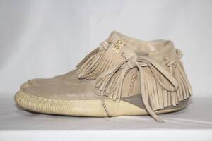 visvim GILA MOC LO SHAMAN COYOTE-FOLK SAND Size 9 ビズビム ジラモックローシャーマンコヨーテフォルク サンドベージュ 27cm 中古美品