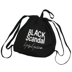 BLACK Scandal Yohji Yamamoto 2019ss コットン ロゴ リュック　19ss ブラックスキャンダル POUR HOMME プールオム トート 鞄