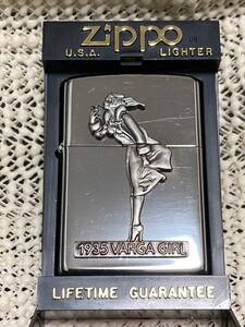 Zippo ジッポ ライター WINDY/ウィンディ VARGA GIRL/バルガガール 1935 シルバー ケース付