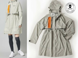 正規品★MARK&LONA マーク＆ロナ★Chase Weatherproof Dress レインコートワンピースL★40【MLW-3A-AL03】ライトグレー薄灰【本物保証】