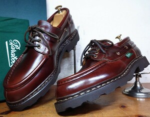 【試し履きのみ/クロムエクセル】2022年 FRANCE製 Paraboot/パラブーツ CHIMEY デッキシューズ 7 25.5-26cm相応 送料無料/ミカエル ランス