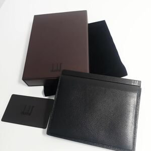 dunhill カードケース 名刺入れ パスケース　ダンヒル　未使用保管品　　　管理No.d1