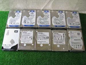 KA4886/2.5インチHDD 10台/TOSHIBA,WD,Seagate 1TB