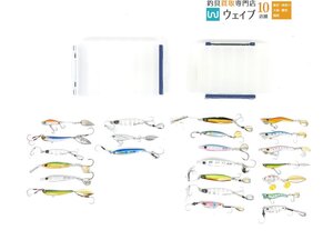 ハヤブサ ジャックアイ マキマキ 40 ・ ダイワ サムライジグ スピン 30g 等計23個中古