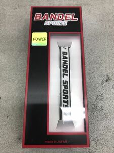 t0826-03☆ 未開封 ストリング ブレスレット BANDEL SPORTS POWER & FORCE Sサイズ 16.0cm ホワイト