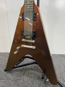 【 B 】4943 ESP Flying V タイプ オーダー レフティ　T0511502　エレキギター　イーエスピー　ハードケース付き