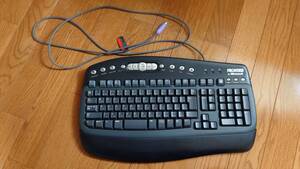 Microsoft MultiMedia Keyboard 1.0A マイクロソフト マルチメディア キーボード PS/2 KB-0168 動作未確認