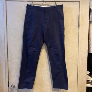 YAECA ヤエカ Chino Cloth Pants チノパンツ 156003 サイズ32 ネイビー【代官山02】