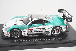 EBBRO エブロ 1/43 ペトロナス トムス SC430 スーパーGT500 2009 #36 ホワイト/グリーン 44181