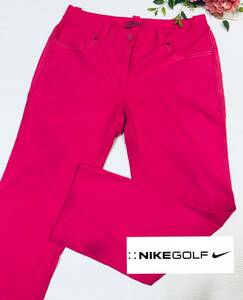 NIKE GOLF　ナイキゴルフ　DRY-FIT　パンツ　ピンクパープル　ゴルフウェア　レディース６　TOUR PERFORMANCE