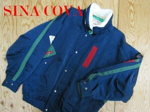 ★シナコバ SINACOVA★メンズ 裏キルティング ナイロンジップジャケット 襟リバーシブル★R61124054A