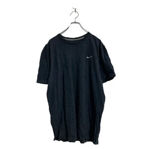 NIKE 半袖 ロゴ Tシャツ XL ブラック ナイキ ビッグサイズ ワンポイントロゴ 古着卸 アメリカ仕入 a605-7069