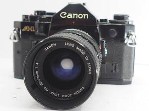 ★ジャンク★ キヤノン CANON A-1 ブラックボディ ＋ NEW. FD 35-70ｍｍ Ｆ4 ＃A1327