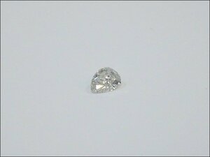 ダイヤモンドルース/1.366ct/H/SI-2/ペアシェイプカット/中央宝石研究所ソーティング付
