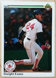 ★DWIGHT EVANS UPPER DECK UD 1990 #112 MLB メジャーリーグ ドワイト エバンス BOSTON RED SOX ボストン レッドソックス 大リーグ