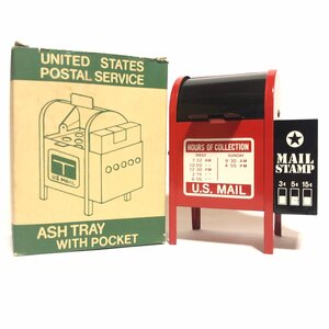 ★三幸製作所 アメリカ合衆国郵便公社 郵便ポスト型灰皿 USPS Post type Ashtray L ペン立にも!★BCTT165