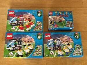 LEGO Sports Soccer 3404 3405 3407 3416 レゴ スポーツ サッカー 4セット 【未開封新品+開封済み未組立】