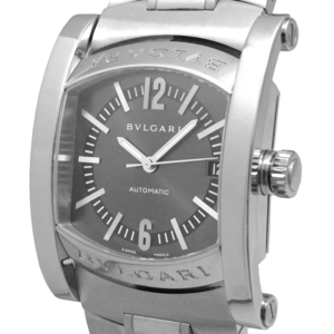 ブルガリ アショーマ メンズ 自動巻き オートマ デイト AA44S SSブレス BVLGARI