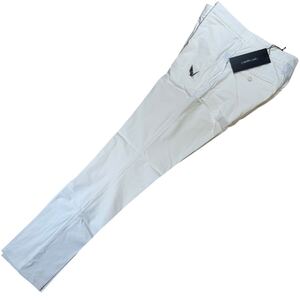 【新品タグ付】ウノピュウノウグァーレトレゴルフ1piu1uguale3GOLF/LONG PANTS SLIMスリムパンツ/GRP020-NYN033/ホワイト/サイズ6