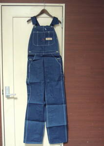 ◆ 新品 80S USA製 デッドストック 32 BIGMAC ビッグマック BIB OVERALLS ビブ オーバーオール ローバックTYPE デニム ジーンズ アメリカ製