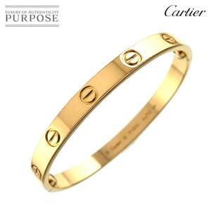 カルティエ Cartier ラブ ブレス #16 K18 YG イエローゴールド 750 ブレスレット バングル Love Bracelet 90252115