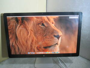 「I1-2/A60416‐4]★Apple Thunderbolt Display A1407 27インチ液晶モニター 2560x1440★