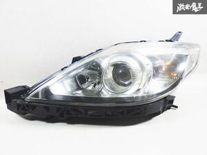 【点灯OK】 マツダ純正 CREW プレマシー HID キセノン ヘッドライト ヘッドランプ 左 助手席 STANLEY P7696 HCHR-651 即納 棚