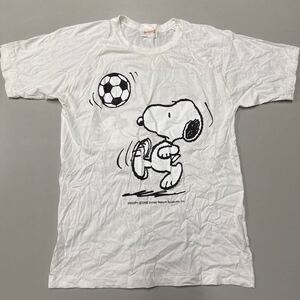 スヌーピー SNOOPY ヴィンテージ Tシャツ 半袖 メンズ 白 ホワイト ピーナッツ シングルステッチ 80s ラグラン袖