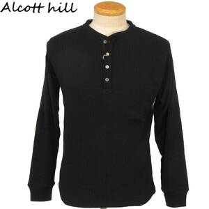 ★Alcotthill★SALE 長袖ヘンリーネックカットソー【黒M】秋冬モデル 35150410 アルコットヒル